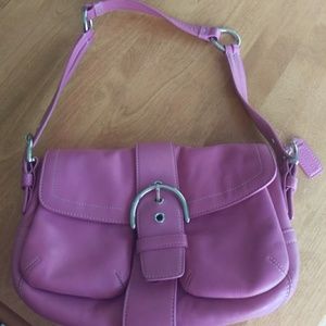 Raspberry Coach Purse